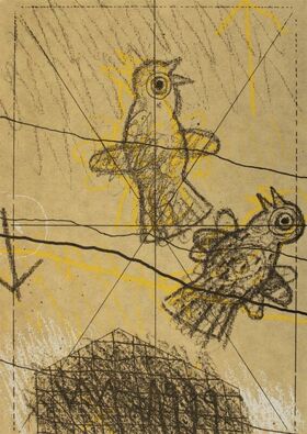 Škrjanca (na rjavem nebu)